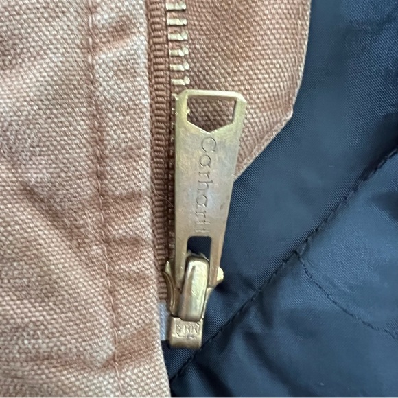 CARHARTT  V01 BRN Duck Canvas Artic Quilt Lined Vest  Size 2XL UNITED ASSOC. - Picture 7 of 12